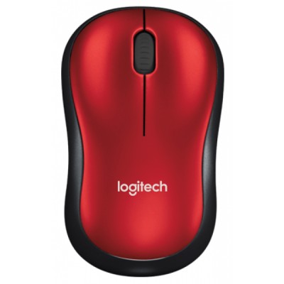 Мышка безпровідна Logitech M185 (910-002237) Red