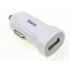 Автомобільний адаптер USB Hoco Z2 + Micro Usb (5V 1,5A) White