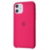 Накладка Silicone Case Full для iPhone 11 Rose Red