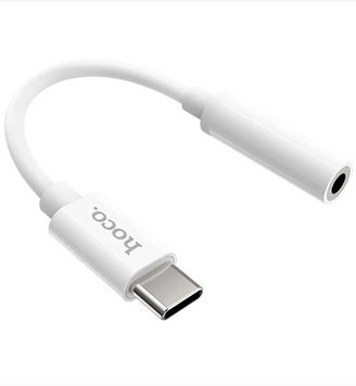Перехідник HOCO LS30 Type-C to 3.5mm AUX White 33010 фото