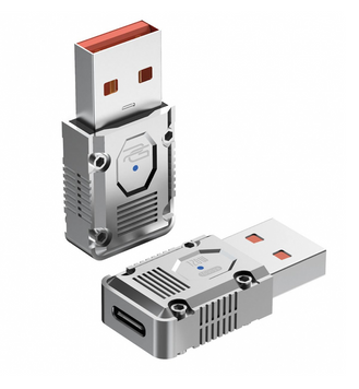 Перехідник Proove Gaming Matrix OTG USB to Type-C Silver 48450 фото
