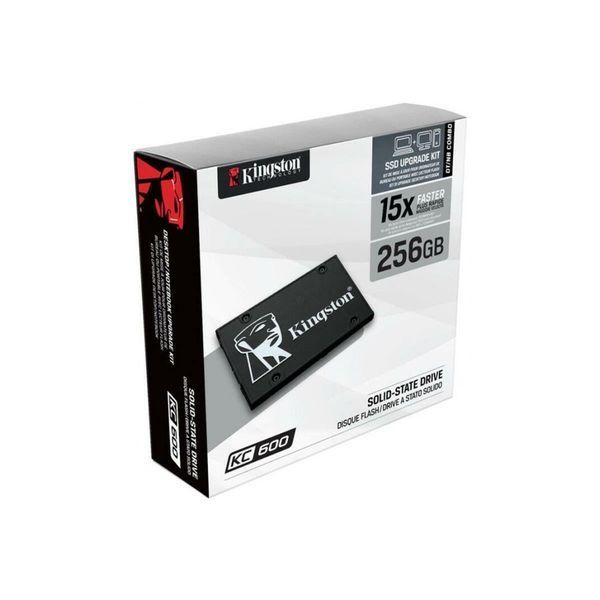 SSD 256GB Kingston KC600 2.5 SATAIII 3D TLC (SKC600B256G) Bundle Box 41957 фото