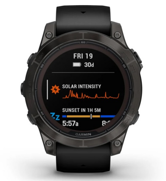 Garmin Fenix 7 Pro Sapphire Solar Carbon G. DLC Tit. with Black Band (010-02777-11) 45910 фото