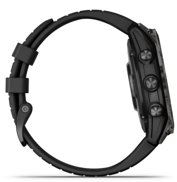 Garmin Fenix 7 Pro Sapphire Solar Carbon G. DLC Tit. with Black Band (010-02777-11) 45910 фото