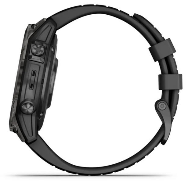 Garmin Fenix 7 Pro Sapphire Solar Carbon G. DLC Tit. with Black Band (010-02777-11) 45910 фото