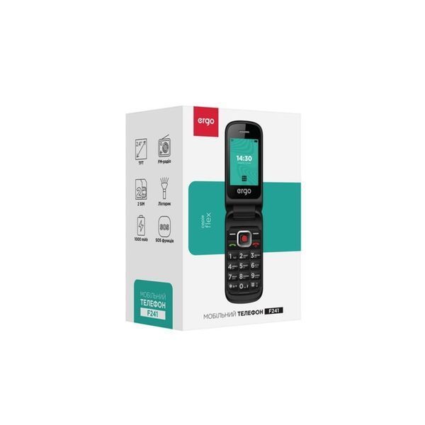 Ergo F241 Dual Sim Black 44132 фото