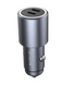 Автомобільний адаптер Proove Double Energy Plus 50W Type-C+Type-C Metal gray 54655 фото 1