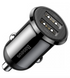 Автомобільний адаптер Baseus Grain Pro Car Charger (Dual USB 4.8A ) Black 36655 фото 1