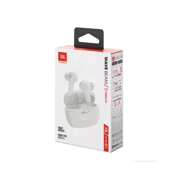Навушники JBL Wave Beam White 44662 фото