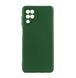 Накладка Silicone Cover Lakshmi Full Camera для Samsung A12 Dark Green 48369 фото