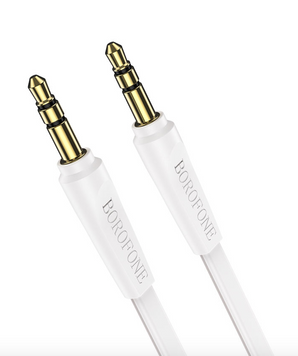 Подовжувач BOROFONE BL6 with mic 3.5mm1m White 32227 фото