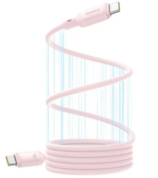 Кабель Baseus PicoGo Magnetic Type-C to Type-C 240W 1m Pink 52896 фото