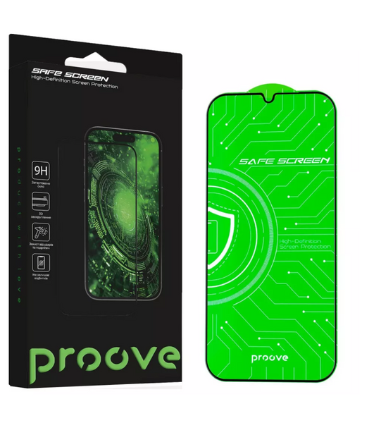 Захисне скло Proove Safe Screen Samsung Galaxy A27 Black 54361 фото