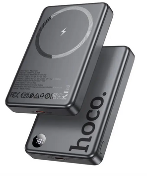 Додатковий акумулятор Hoco Q34 Clever 10000mAh Metall Gray 54712 фото