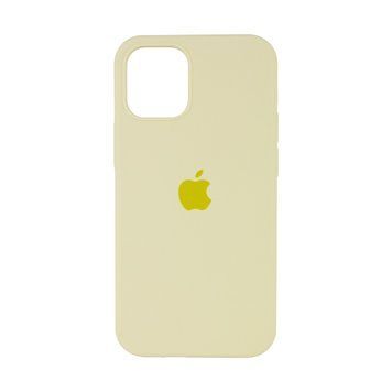 Накладка Silicone Case Full для iPhone 15 Pro Max Mellow Yellow 42108 фото