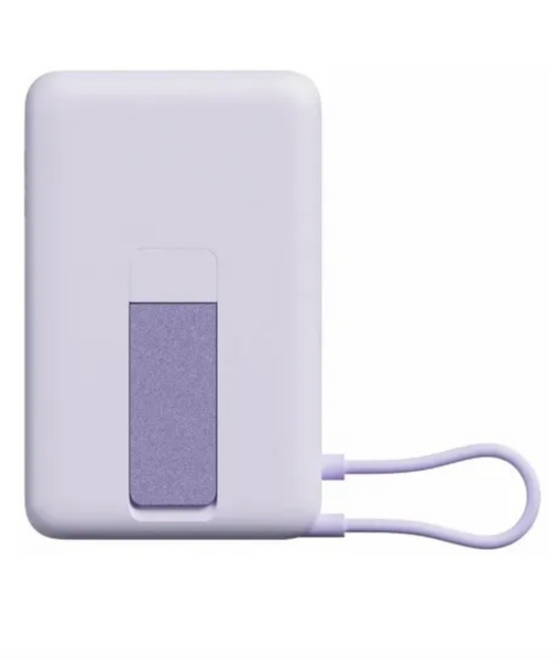 Додатковий акумулятор Xiaomi Magnetic Built-In Stand 10000mAh 15W Purple 54986 фото