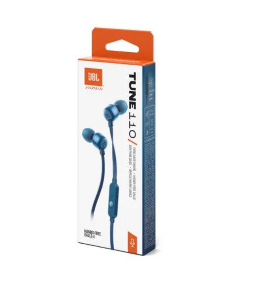 Навушники дротові JBL Tune 110 Eco Blue 53936 фото