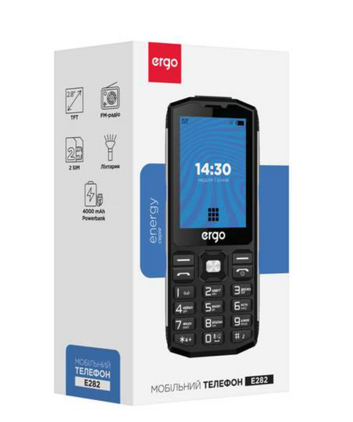 Ergo E282 Dual Sim Black 43594 фото