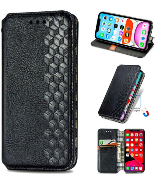 Чохол-книжка Getman Cubic iPhone XS Max Black 39749 фото