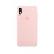 Накладка Silicone Case для iPhone XR Light Pink 22110 фото 1