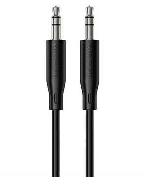 Аудіо-кабель Aux Borofone BL25 Nice 3.5mm 1м Black 52737 фото