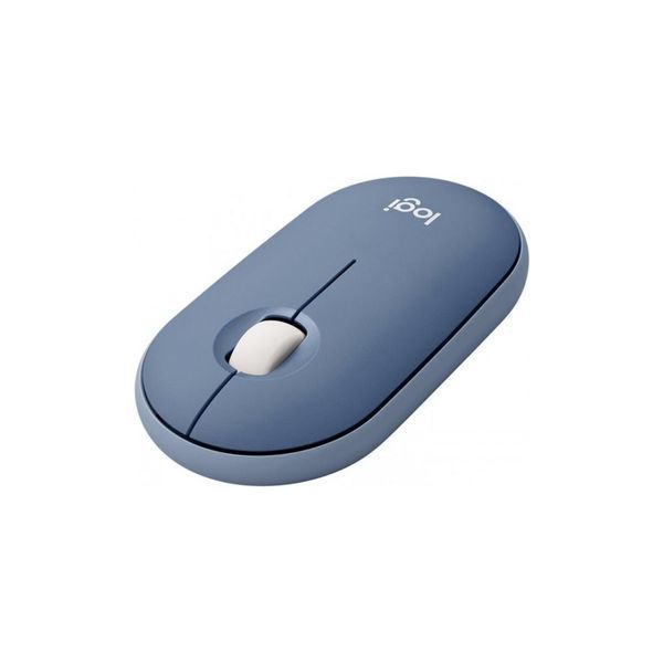 Мишка безпровідна Logitech Pebble M350 Blueberry USB 37534 фото