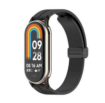 Ремінець для браслета Line Magnetic Xiaomi Mi Band 8 Black 49528 фото