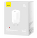 Мережевий зарядний пристрій Baseus GaN5 Fast Charger 30W Cable Type-C to Type-C 100W 1m White 48392 фото 5