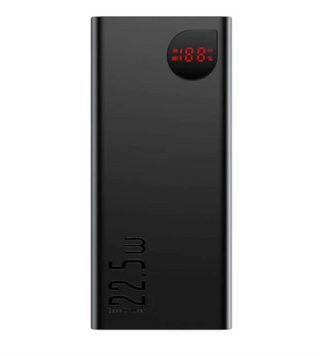 Додатковий акумулятор Baseus Adaman Digital Display Fast Charge 40000mAh 22.5W Black 48051 фото