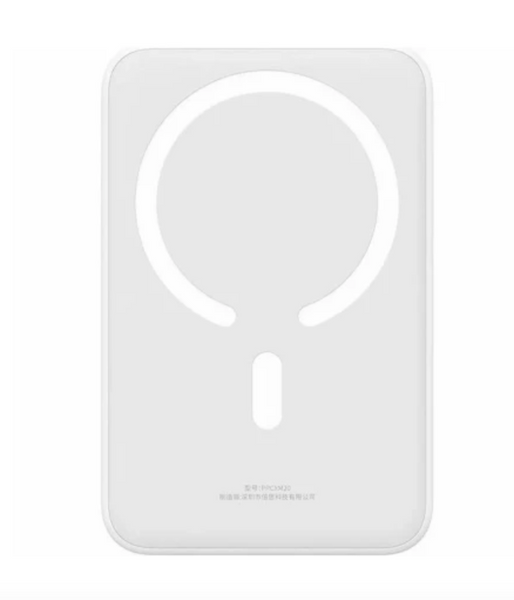 Додатковий акумулятор Baseus Magnetic Mini Wireless Fast Charge 20000mAh 20W White 48393 фото