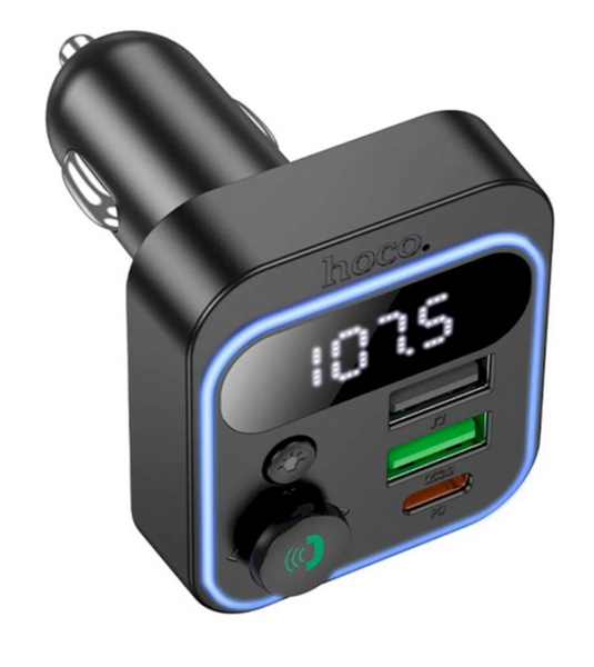 FM Модулятор HOCO E85 Tiger PD20W+QC3.0 Gray 50134 фото