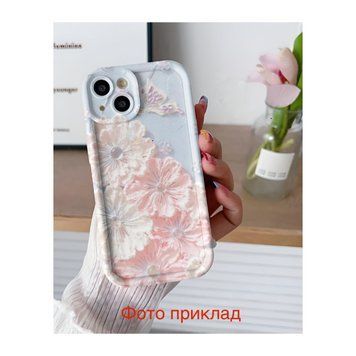 Накладка для iPhone 15 Light Pink Flowers 46125 фото