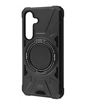 Накладка WAVE Iron Grip Magnetic Ring Samsung S24 Black 47579 фото