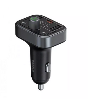 FM-модулятор Baseus Launcher S-09 Pro 35W 2USB + Type-C Black 54032 фото