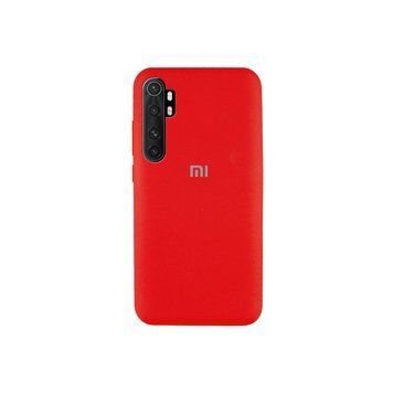 Накладка Silicone Case Full для Xiaomi Mi Note 10 Lite Red 28605 фото