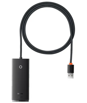 USB-хаб Baseus Lite Series 4-in-1 Black 50646 фото