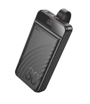 Додатковий акумулятор Hoco J123B Element 22.5W 30000mAh Black 52291 фото