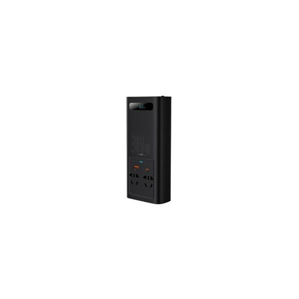Автоінвертор Baseus IGBT Power Inverter 300W Black 42290 фото Автоінвертор Baseus IGBT Power Inverter 300W Black 42290 фото