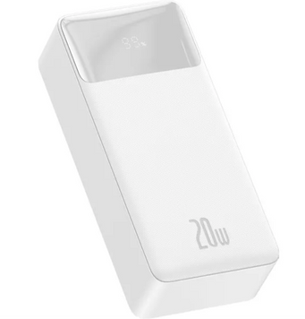 Додатковий акумулятор Baseus Bipow 30000mAh 20W White 34827 фото