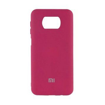 Накладка Silicone Cover Full для Xiaomi Poco X3 NFC Marsala 29798 фото
