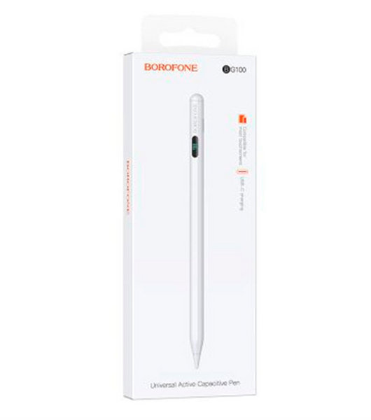 Стилус-ручка Borofone BG100 White 48386 фото