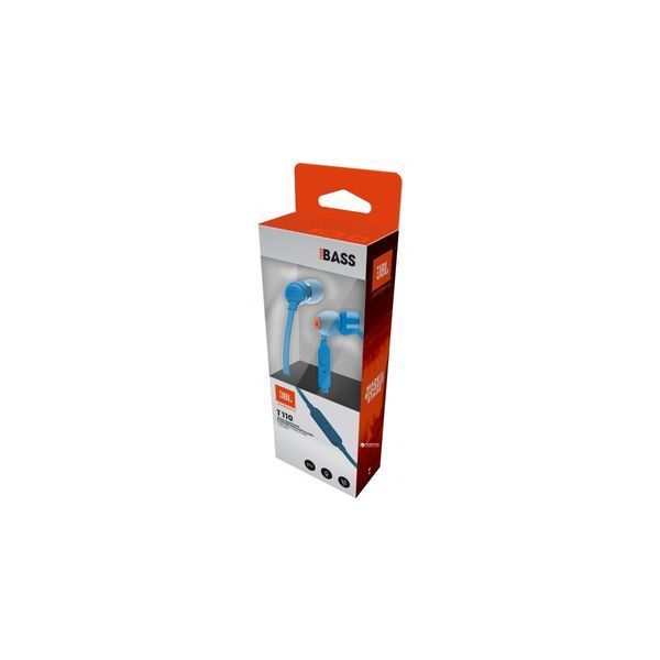 Навушники JBL T110 Blue 16623 фото