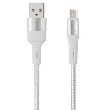 Кабель Micro USB Glasscove Brain White 43044 фото