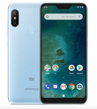 Xiaomi Mi A2 Lite 3/32Gb Blue Вживаний Б/В (Стан 5-) 50962 фото