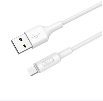 Кабель Micro USB HOCO X25 Soarer 1m White 25312 фото