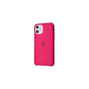 Накладка Silicone Case Full для iPhone 11 Rose Red 30754 фото