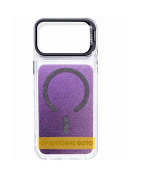Накладка Jewel Sparkle MagSafe Apple iPhone 15 Pro Max Violet Shimmer 53431 фото