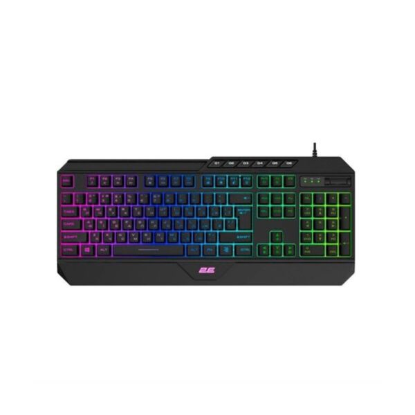 Клавіатура 2E Gaming KG315 RGB USB Black Ukr (2E-KG315UBK) 45133 фото