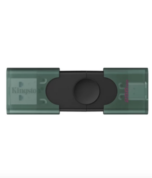 Флеш память Kingston DataTraveler Duo 256Gb Type-C 3.2 Green 486075 фото