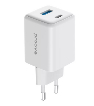 Адаптер мережевий Proove Pocket Gan 45W Type-C+USB White 51061 фото